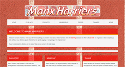 Desktop Screenshot of manxharriers.com