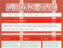 Tablet Screenshot of manxharriers.com